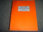Kioti 1210 Front End Loader For LB1914 Tractor Operator Instruction Manual Xz. Fixed Price $93.28.