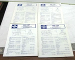 4 Vintage 1972 Bucyrus Erie Hydrocrane Spec Sheets 250 280 320 360 Brochure. Fixed Price $10.00.