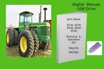John Deere 8130 8230 8330 8430 + 8530 Tractor Repair & Test Manual Set See Desc.. Fixed Price $35.99.