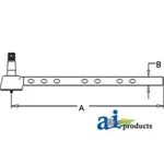 Compatible With John Deere Tie Rod Long AM3951T 430 (w/ Std Front Axle), 420. Fixed Price $103.85.