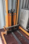 Uline H-5439 Straddle Stacker (local Pick-up). Fixed Price $2500.00.