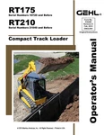 Gehl RT210 Owners Operators Manual 918468 Track Loader. Fixed Price $43.35.