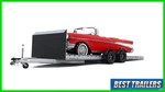 2025 Futura Pro Sport Aluminum Carhauler Trailer 7X20 New Air Dam Ground Load. Fixed Price $18995.00.