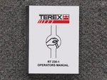 Terex Crane Rt 230-1 Operator Owner Maintenance Manual. Fixed Price $99.16.