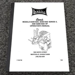 Landoll Bendi B40E180D Forklift Owner Operator Manual Pn F-189-799. Fixed Price $66.74.