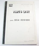 Multiquip Mq DCA220SSK Generator Parts Manual Power. Fixed Price $64.69.