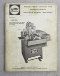 Sunnen Repair Parts Catalog Model MBC-1803/MBC-1804 Publication #X-MBC-5042A. Fixed Price $20.00.