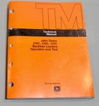 John Deere 210C,310C,315C Backhoe Loaders Operation & Test Tech Manual TM-1328. Fixed Price $110.00.