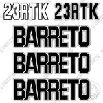 Barreto Trailer 23RTK Decal Kit - 7 Year Outdoor 3M Vinyl!. Fixed Price $39.95.