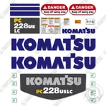 Fits Komatsu PC228USLC-3 Kit Midi Excavator 3M Vinyl Aftermarket Decals!. Fixed Price $199.95.