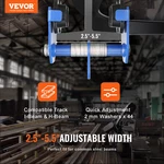 Manual Trolley, Heavy Duty Alloy Steel Garage Hoist For Straight Curved Beam. Fixed Price $48.36.