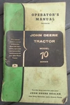 Vintage Original John Deere 70 Tractors OM-R2035R Operator's Manual Book 12-59. Fixed Price $40.00.