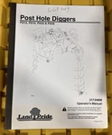 Land Pride Post Hole DIGGERS-PD10-PD15-PD25 & PD35 317-048M Operator's Manual. Fixed Price $11.99.