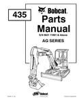 Bobcat 435 Series Compact Excavator Parts Manual Diagrams Book 6903361. Fixed Price $49.99.