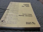 Galion T400A Motor Grader Parts Catalog Manual S/n 01001-UP Book No 3601. Fixed Price $110.27.