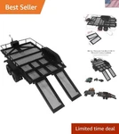 Heavy-duty Trailer Cargo Carrier Metal Kit For 1/10 Traxxas Hsp Redcat Axi.... Fixed Price $217.08.