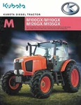 Farm Tractor Brochure - Kubota M100GX M110GX M126GX M135GX 2012 (F9012). Fixed Price $13.04.