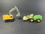 Vintage Tomica Komatsu-bucyrus 15-HT Excavator 1:103, Furukawa Wheel Loader 1:79. Fixed Price $14.95.