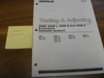 Caterpillar 320BL 320BN 320BS Excavator Hyd Test Service Repair Manual 5BR1. Fixed Price $88.93.