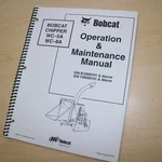 Bobcat WC5A WC8A Wood Chipper Owner Operator Maintenance Manual Operation Guide. Fixed Price $33.75.
