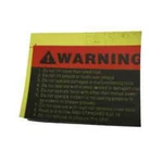 Original Jet Part # L100-50-8A Warning Label. Fixed Price $20.32.