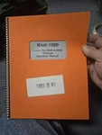 Kioti 1590 Loader Operators Manual For DK45 DK50 Tractors. Fixed Price $44.00.