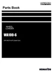 Komatsu WA100-6 Wheel Loader Parts Catalog Manual Sn 84274-UP (used Car). Fixed Price $149.00.