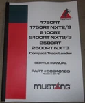 Mustang 1750RT 2100RT 2500RT NXT2 /3 Compact Track Loader Service Repair Manual. Fixed Price $89.99.