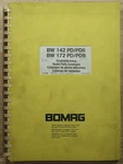 Bomag BW142PDW BW172PDB Compactor Parts Catalog Book Manual. Fixed Price $79.99.