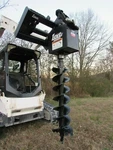 Lowe 1650 Hex Auger Drive Attachment With 12" Wide Bit Fits Skid Steer Loader. Fixed Price $2869.99.