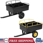 750LB Utility Dump Trailer 15 Cu Ft Heavy Duty Steel Garden Cart Tow Behind. Fixed Price $168.99.