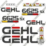 Fits Gehl 6625SX Kit Skid Steer Decals (6625) - 7 Year 3M Vinyl!. Fixed Price $149.95.