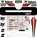 Fits Bobcat S550 Kit Skid Steer / Safety Decals 3M Vinyl Free Shipping. Fixed Price $125.00.
