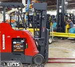 Raymond 425-C40 Quad Mast Standup Electric Counterbalance Docker Forklift Low Hr. Fixed Price $24950.00.