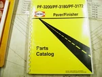 Blaw Knox PF3200 PF3180 PF3172 Paver Finisher Parts Catalog. Fixed Price $35.00.