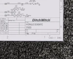 Ditch Witch Trencher 3700DD Hydraulic Schematic Manual Diagram. Fixed Price $109.59.