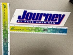 Pace Trailer - Journey By American Logo Part #670236 (from Oem Supplier). Fixed Price $12.00.