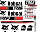 Fits Bobcat T595 Kit Skid Steer / Safety Decals 3M Vinyl Free Shipping. Fixed Price $88.00.