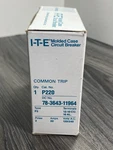 Siemens I-t-e Molded Case Circuit Breaker P220 No. 78-3643-11964 20A 120/240VAC. Fixed Price $79.99.