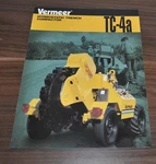 Vermeer TC-4A Hydrostatic Trench Compactor Specifications Brochure Prospekt. Fixed Price $9.99.
