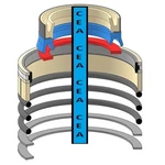 878000491 Backhoe Stick Arm Cylinder Seal Kit Fits Komatsu WB140PS-2N WB150-2. Fixed Price $86.10.