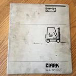 Clark NP15 NP20 12D Service Maintenance Manual Reach Fork Lift Truck Guide SM535. Fixed Price $39.99.