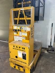 Bil Jax ESP19' Manlift Good Batteries Scissor Boom. Fixed Price $2500.00.