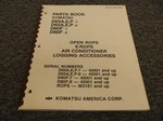 Komatsu D65A-8 D65E-8 D65P-8 D60F-8 Crawler Dozer Rops Part Catalog Manual 45001. Fixed Price $58.04.