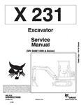 Bobcat Excavator Service Shop Repair Manual 6720496. Fixed Price $29.99.
