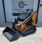 Mini Skid Steer Arteer QB-480 Stand-on Compact Tracked Loader 23HP Crawler. Fixed Price $5250.00.