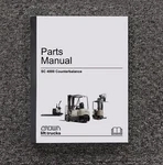 Crown SC-4000 SC4010-30 SC4020-35 Forklift Truck Parts Catalog Manual Book. Fixed Price $124.74.