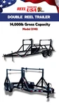 Double Cable / Reel Pipe Trailer.. Fixed Price $12980.00.