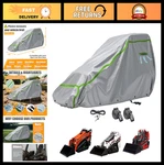 Heavy Duty Skid Steer Cover Open Cab - 600D Oxford, Air Vents, Fits Multiple. Fixed Price $130.99.