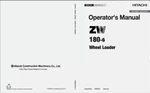 Hitachi ZW140-6 ZW150-6 ZW150PL-6 Wheel Loader Operators Manual. Fixed Price $99.99.